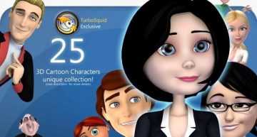 3D Cartoon People Premium Bundle