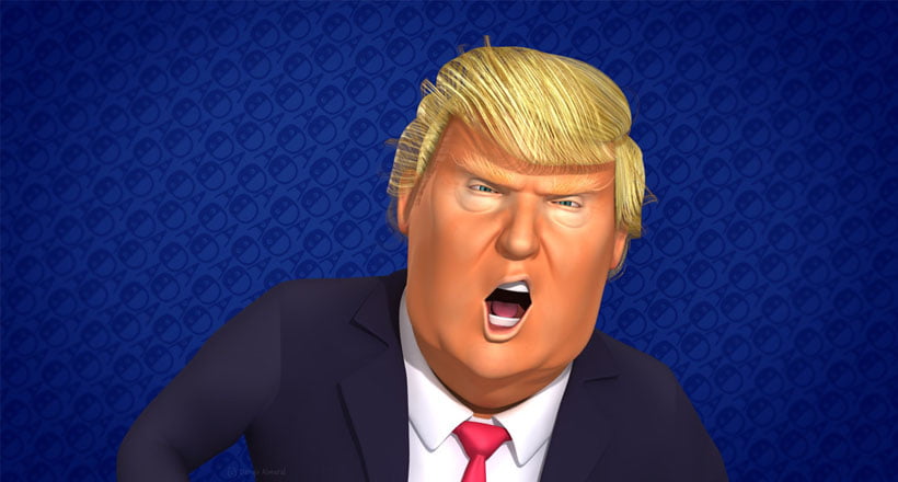 Donald Trump High Quality 3D Caricature (Free Promotion ENDED)